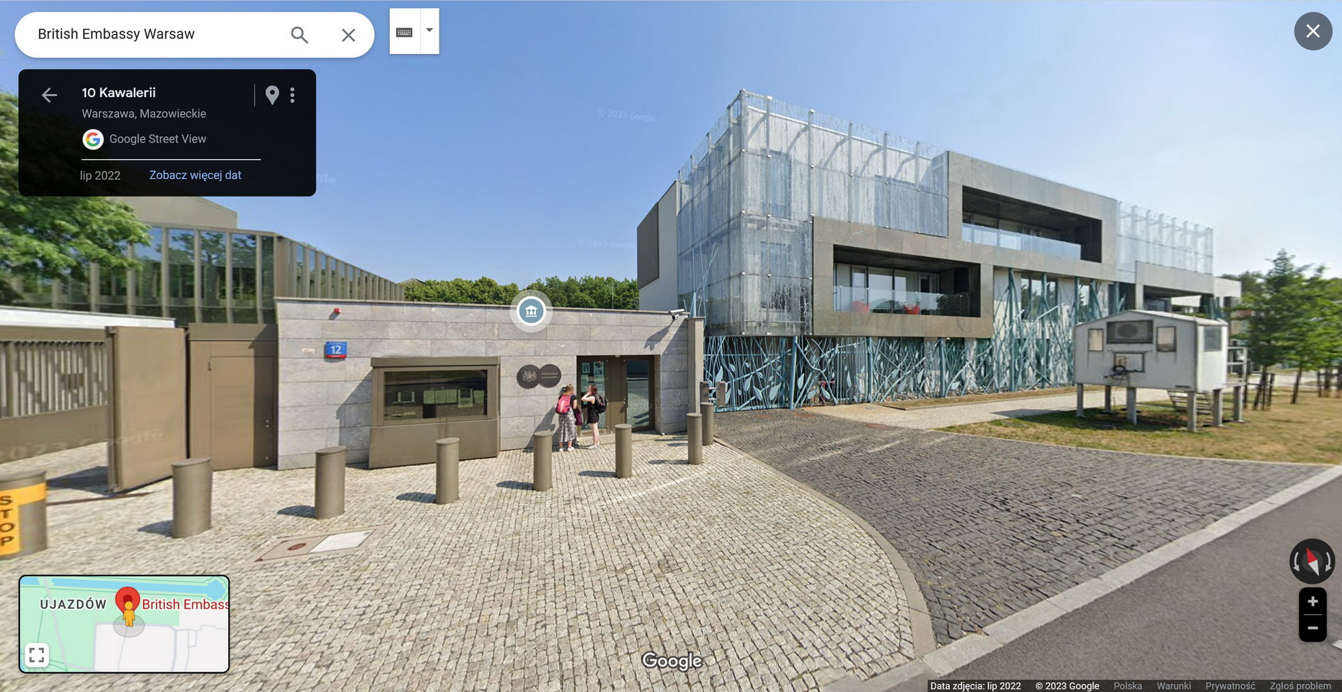 Ambasada Anglii w W-wie